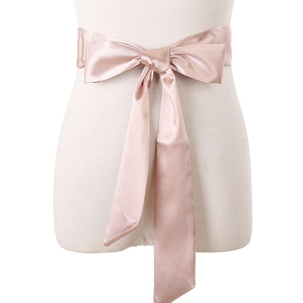 All Match Wide Waist Accessories Women Ladies Scarf Belt Silk Belts Silk Scarf Ribbon Knot