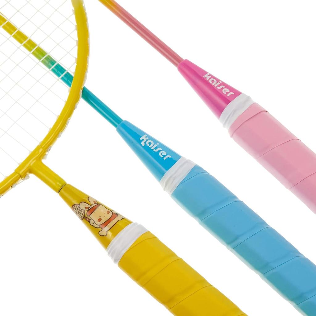 KAISER Exciting Badminton Set Racket Shuttle with Case Leisure Family Sports 205x28x660 мм 225x28x445 мм Родитель-ребенок KW-593 (большой)/Приблизительно.