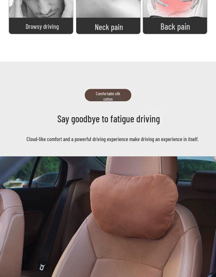 Volvo XC60/40/90 S90/60L Compatible Neck and Lumbar Support Headrest in Original Color