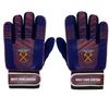 West Ham United FC Boys Two Tone Goalkeeper Gloves