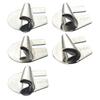 5/6/8Pcs Sewing Rolled Hem Foot Stainless Steel Sewing Machine Rolled Hemming Presser Foot for Household Sewing Shop