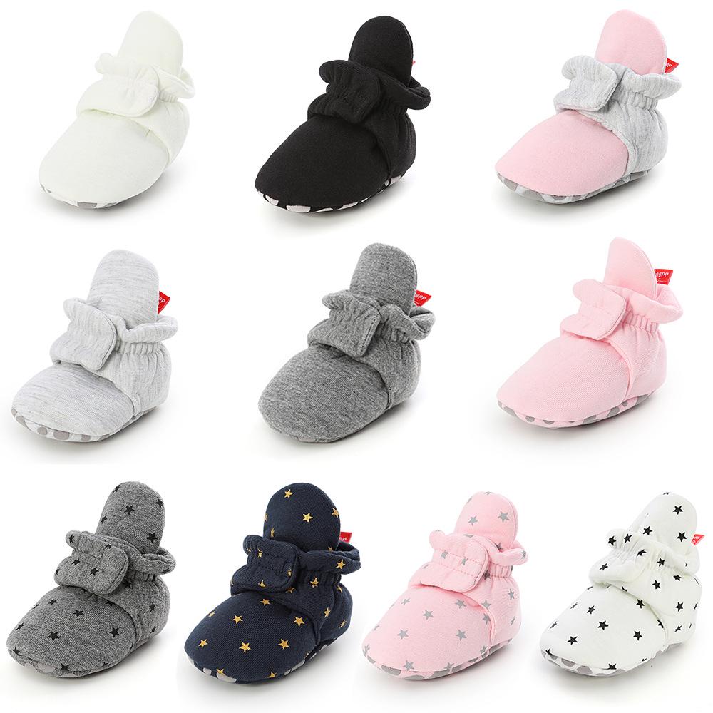 Soft Sole Cotton Baby and Toddler Socks Shoes - M1920