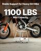 Dirt Bike Stand 1100 lbs Load Capacity Dirtbike Pit Stand for Moto Lifting