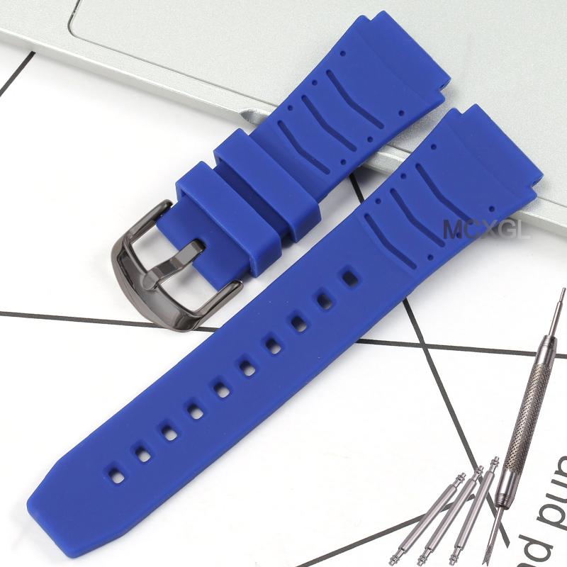 Мужской силиконовый ремешок для часов, замена, подходит для Casio PRG-80 PAG-80 PRW-1000 PRW-1100, резиновые ремешки для часов, браслет