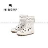 British Style Versatile Maillard Boots 2025 Explosion Hollow Breathable Flat Bottom Roman Cool Boots Trend Short Boots