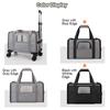 Pet Trolley Bag Detachable Rolling Carrier for Small Dogs Cats Portable Pet Travel Carrier with