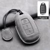 Leather Car Key Case Cover Shell For Hyundai Grand Santa Fe 3 DM I30 IX35 Ix45 Encino KONA Solaris Azera Grandeur Creta 2 Kona