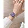 Тонкий кожаный ремешок для iWatch SE 10 9 8 7 6 5 4 3 2 1 Женский браслет для Apple Watch 38мм 40мм 41мм 42мм