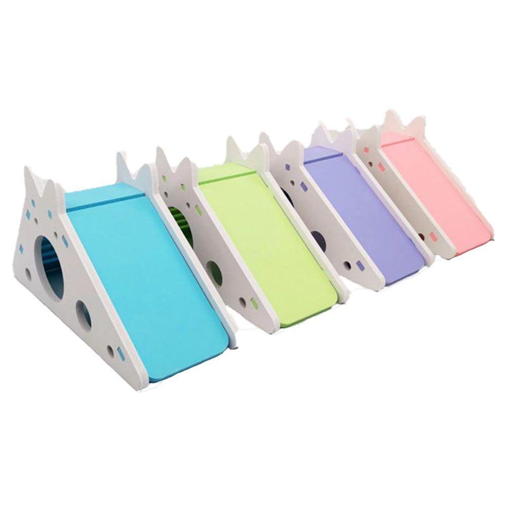 Ladder Hamster Hideout Hamster Slide Hut Pets Accessories Hamster Cage Sleeping Nest Hamster House