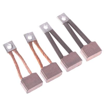 4 шт. 8,8x19,2x14 мм 212 Высокомедные угольные щетки для замены в стартере автомобиля Аксессуары
