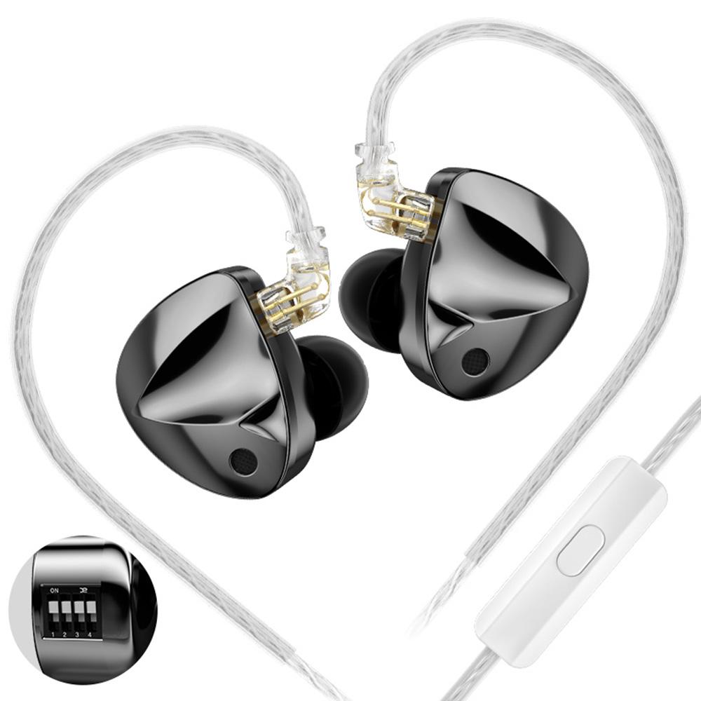 KZ Проводные наушники-вкладыши D-Fi с микрофоном и переключателем настройки. Металлические наушники Hi-Fi. Спортивная динамическая стереогарнитура. Отсоединяемый кабель с функцией шумоподавления.