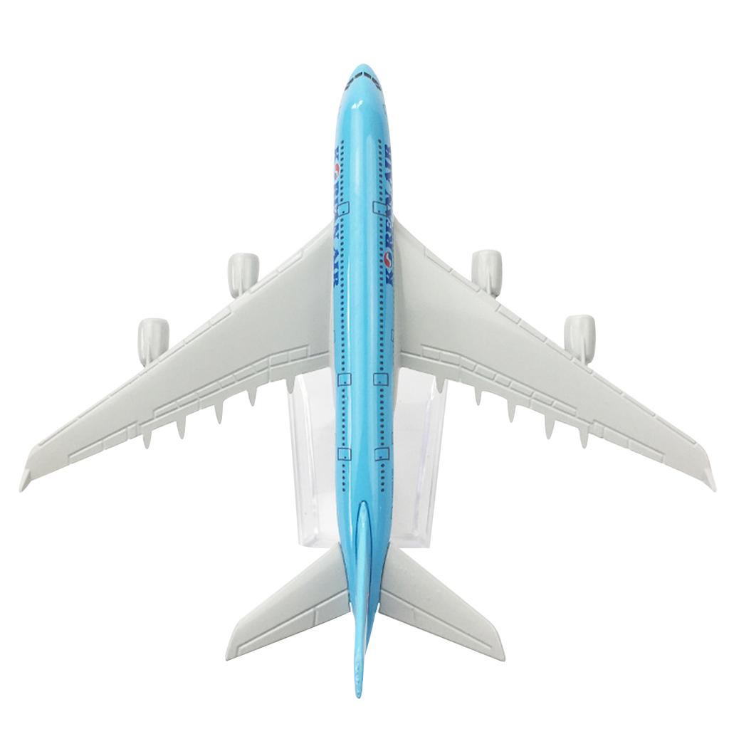 Модель Самолета Литая Модель Самолета 16см Korean Air A380 Модель Самолета 1:Модель из сплава 400 для коллекции