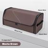 CMU2  For BMW M M3 M4 M5 M6 E34 E36 E46 E60 Z4 E90 E84 F10 X1X3 X5 Car Trunk Organizer Storage Box Large Capacity Folding Leather Box