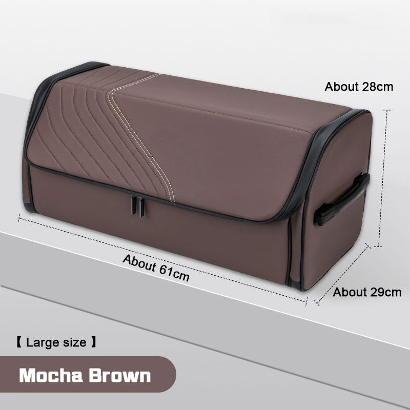 CMU2 For BMW M M3 M4 M5 M6 E34 E36 E46 E60 Z4 E90 E84 F10 X1X3 X5 Car Trunk Organizer Storage Box Large Capacity Folding Leather Box