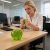 Снятие стресса Зеленый Фруктовый Игрушка Медленный Отскок Прозрачный Фруктовый Сжималка Фиджет Игрушка Тревожность