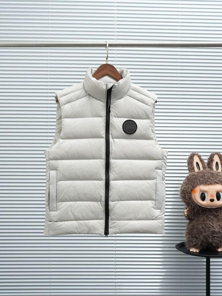 Мужской блестящий жилет с воротником-стойкой и гусиным пухом - Теплая, плотная, безрукавная верхняя одежда для осени/зимы.