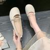 Fairy Shoes Gentle Single Shoes Women's Summer 2025 New Flat-bottomed Versatile Skirt Shoes