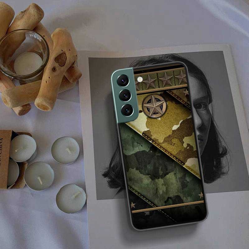 Чехол для телефона камуфляжной расцветки для Samsung A16 A26 A36 A56 Galaxy A02S A12 A52S A13 A23 A33 A53 A54 A34 A24 A14 A22 A32 A42 A72 Cov