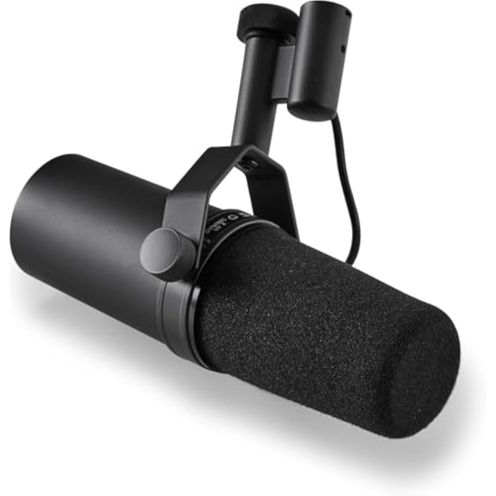 Shure Конечно SM7B: Динамический микрофон, Кардиоидный, Однонаправленный, XLR, Проводное шумоподавление, Str...