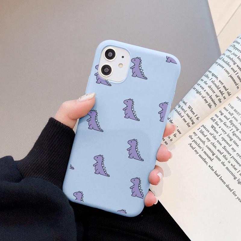 Case For Xiaomi Poco X3 M3 Pro F3 Mi 11 Lite Redmi 10 Note 9 8 Pro 10S 9S 9T 8T 9A 9C 9 8A 8 7 7A Dinosaur Butterfly Frog Cover