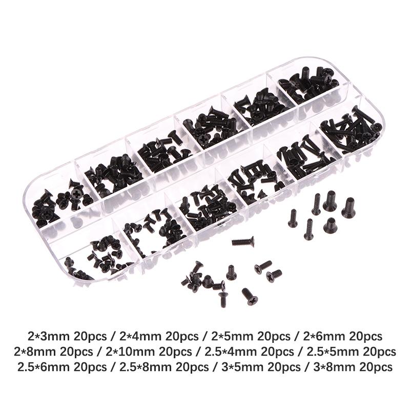 Для ноутбука Asus Lenovo Samsung 240 шт. комплект для замены винтов с крестообразной головкой
