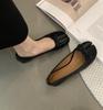 Fashion Soft Leather Split Toe Women Tabi Ballet Flats Spring Autumn Comfortable Walking Lazy Loafers Women Slip-On Casual Shoes