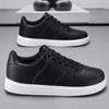 Мужская обувь Модные плоские кроссовки Черные кроссовки Мужские низкие повседневные кроссовки Женские