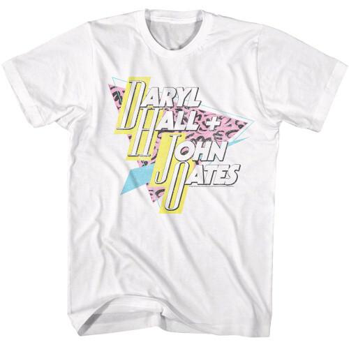 Hall and Oates 80's Triangle White T-Shirt Unisex T-Shirt