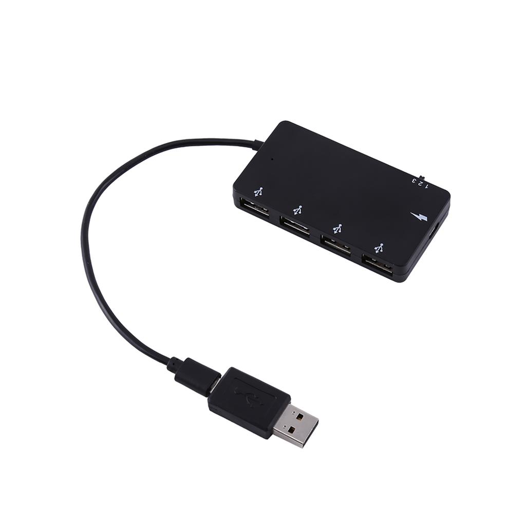 4-портовый Micro USB-концентратор USB2.0 OTG удлинитель адаптер зарядный кабель для смартфона и планшета