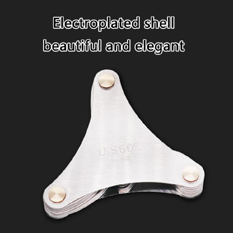 Easy Carry Thread Measuring Instrument Corrosion Resistant Thread Gauges Upgrades for Field Work & Home Repair Projects