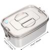 304 Stainless Steel Stainless Steel Lunch Box Leakproof Cover Portable Food Container  Outdoor