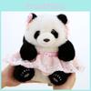 Adorable Plush Princess Panda Toy Ultra Soft Stuffed Animal Ideal Gift For Girlfriend