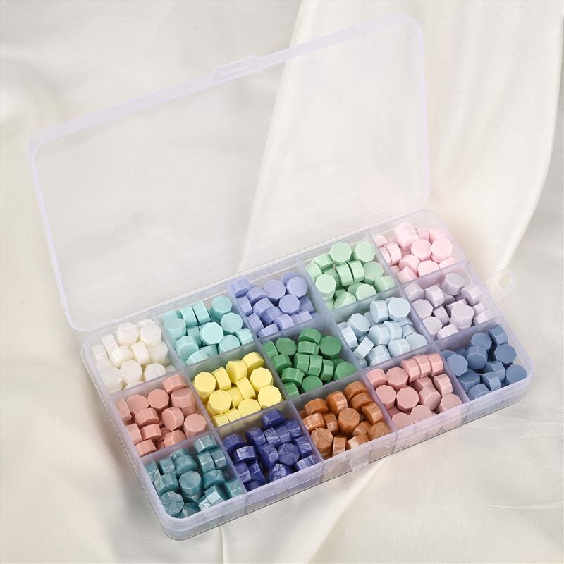 Коробка с лаковым сургучом, древняя восьмиугольная краска, сургуч, набор, бусины, самодельные поделки, приглашение, конверт, свадебная сургучная печать