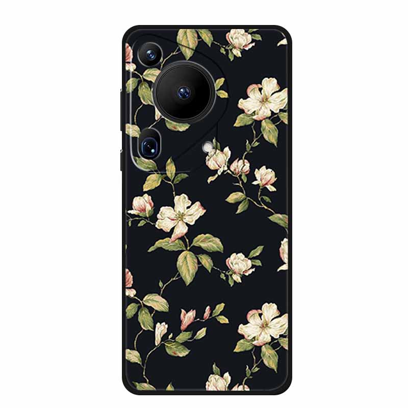 For Huawei Pura 70 Ultra Case 70Ultra Black Silicone Soft Back Cover Case For Huawei Pura 70 Ultra Phone Case Cover Pura70 Ultra