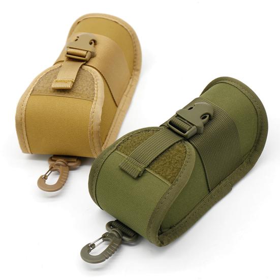 Портативная сумка для хранения очков с пряжкой, тактический контейнер для солнцезащитных очков для женщин и мужчин, жесткая сумка для путешествий на открытом воздухе, для очков