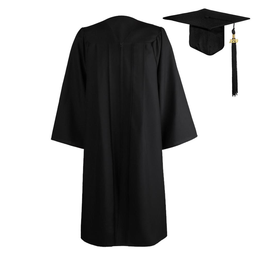 University 2023 Happy Graduation Bling Removable Tassel Mortarboard Hat Graduation Gown Set