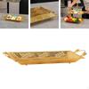 Rectangle Serving Tray Fruit Dessert Display Sturdy Modern Platter Vanity for Household