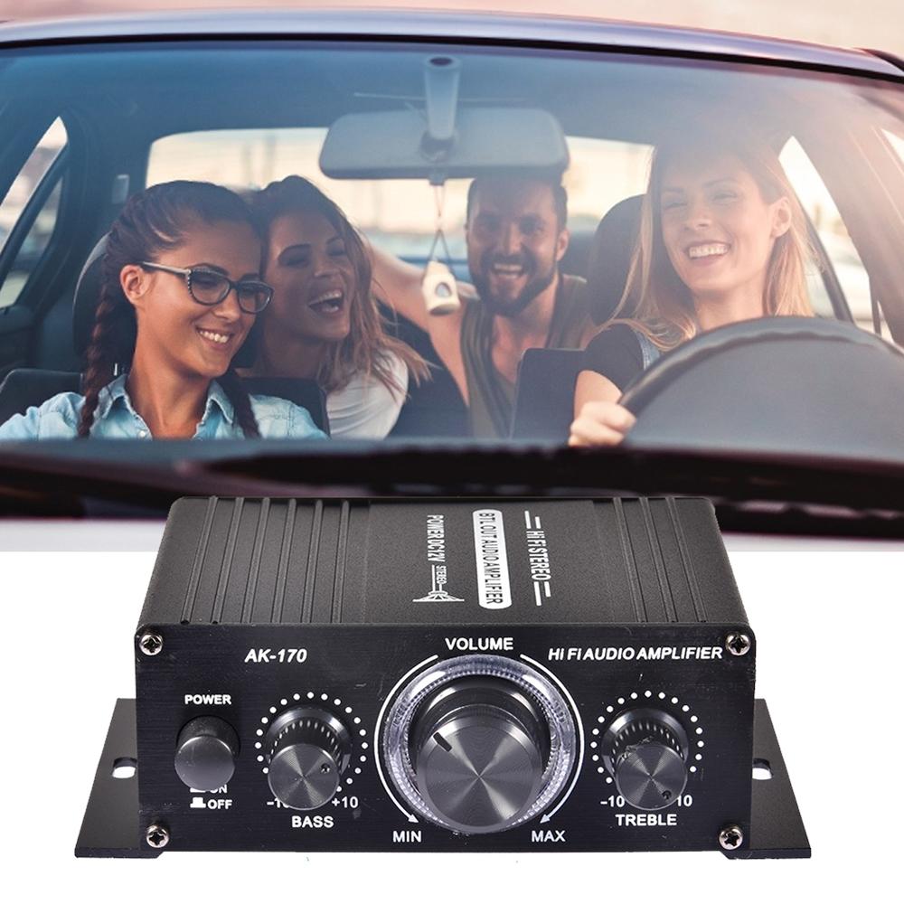 12В Усилитель Hi-Fi Автомагнитола Музыкальный Приемник FM MP3 Усилитель Мощности