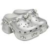 Crocs Siren Clog Simone Rocha Spiked Silver Women Sneakers 210646-041