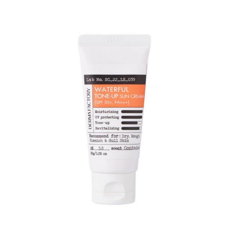 Dermafactory Waterful Tone-Up Солнцезащитный крем 30 г (SPF50 + PA +++)