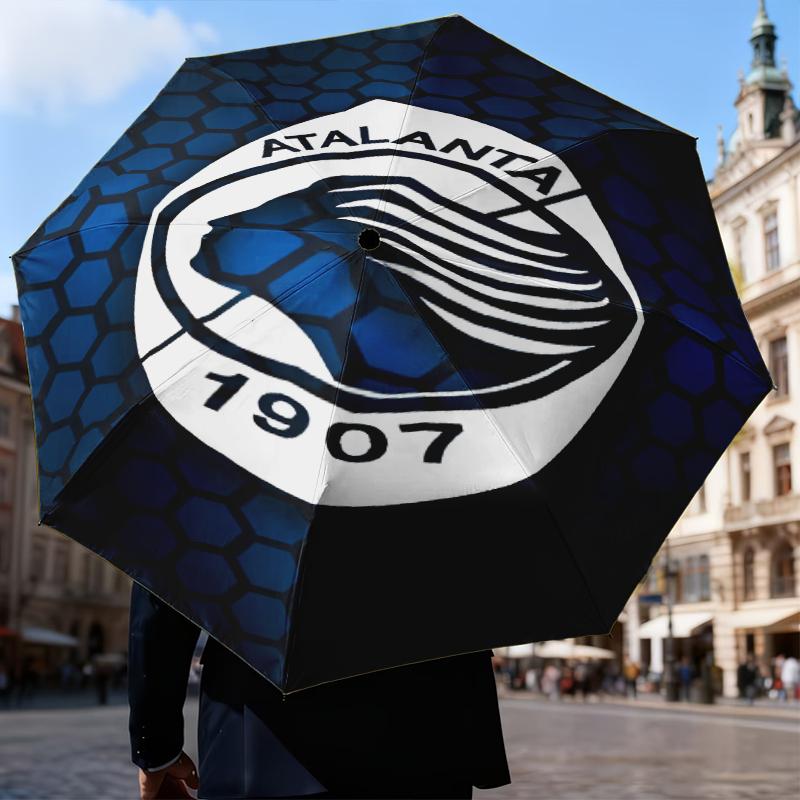 Футбольный клуб Атланта Зонт Складной зонт, автоматический зонт 8 спиц для путешествий, кемпинга Подарок на Хэллоуин Рождество