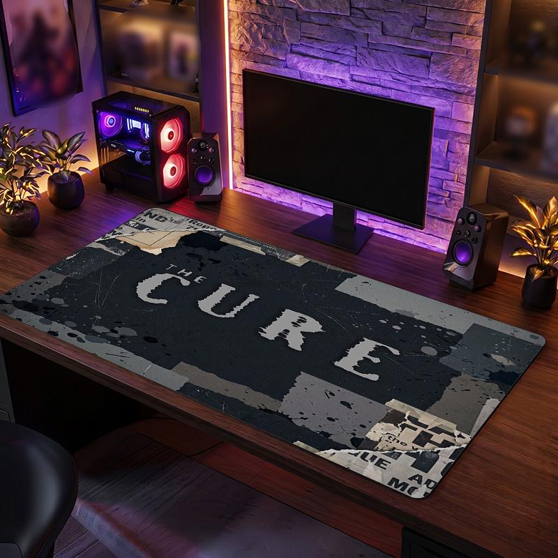 The Cure Print Large Mouse Pad Smooth Surface Anti?Slip Desk Mat For Gaming Office Laptop Decoration