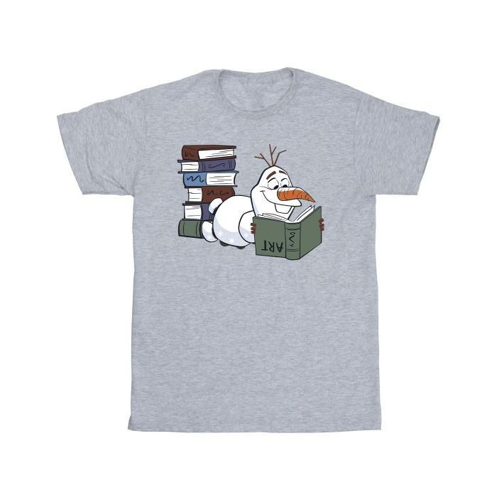 Frozen Mens Olaf Reading T-Shirt