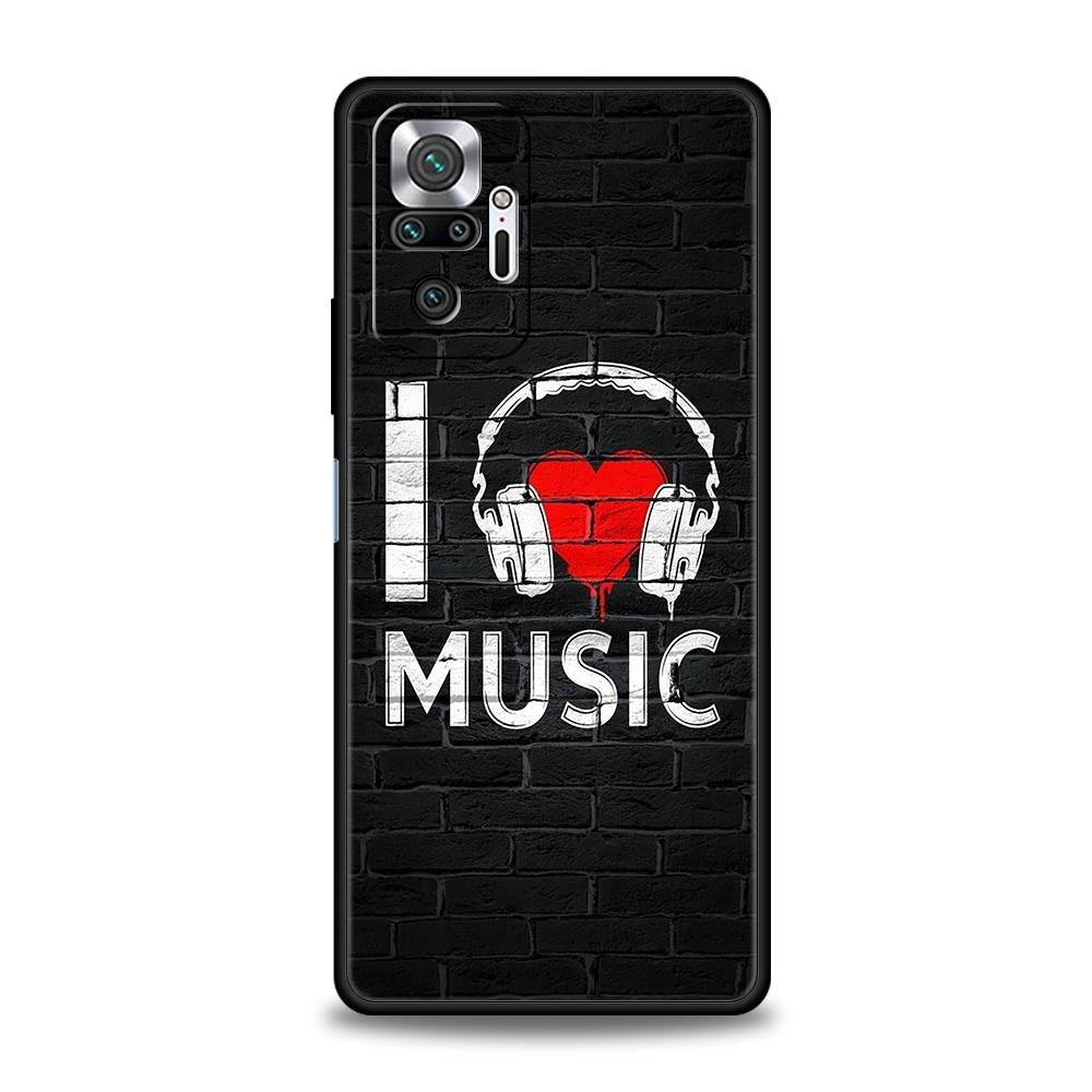 Чехол для телефона DJ Music DDJ для Redmi 14C 13C Note 14 13 12 11 10 Pro Plus K40 K50 Pro Plus 5G Мягкий ТПУ корпус Fundas Capas Сумка