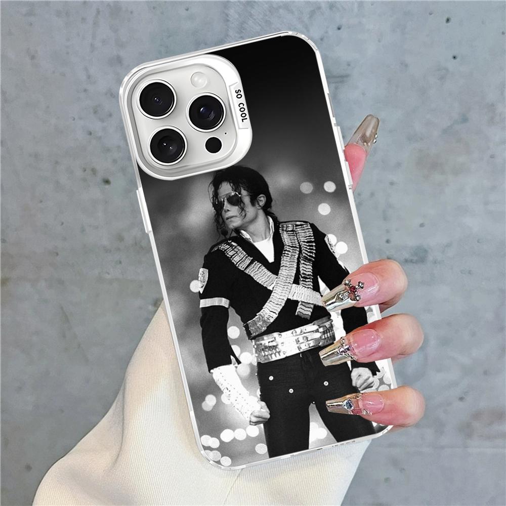 Чехол для телефона Майкл Джексон Горячий певец Для IPhone 16 15 14 13 12 11 Pro Max X XR XSMAX 8 7 Plus Матовый Ударопрочный Задняя крышка