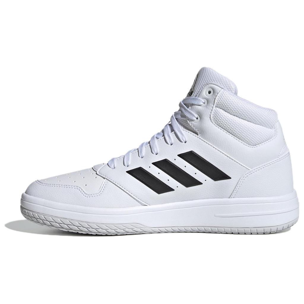 Adidas Gametaker Synthetic Leather Minimalist Versatile Shock Absorption Balance Lightweight Mid-Top Retro Basketball Shoes Men Sneaker White EG4235