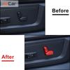 ABS Car Electric Seat Adjustment Decoration Cover Trim Sticker For Dodge Charger Durango 2011 UP/ RAM 2018 UP Car