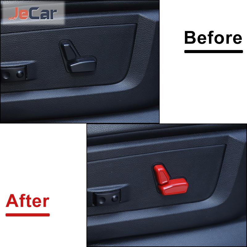 ABS Car Electric Seat Adjustment Decoration Cover Trim Sticker For Dodge Charger Durango 2011 UP/ RAM 2018 UP Car