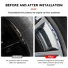 4PCS Aluminum Car Rim Stickers For Jeep Wrangler JK JL Renegade Compass Grand Cherokee Gladiator - Wheel Hub Edge Protector ALR1
