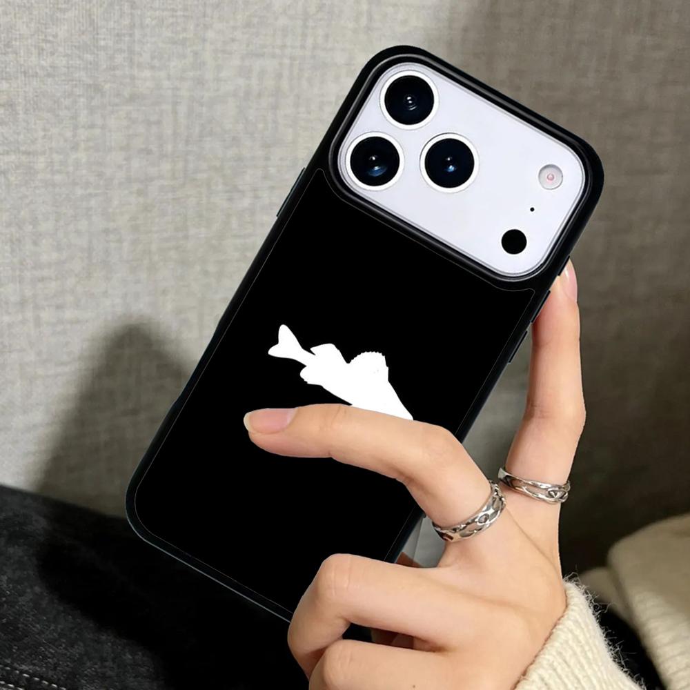 Чехол Case для iPhone 17 Air 16 Pro Max 15 Plus 11 13 Mini 14 12 Задняя крышка телефона Базовый Карпфишинг
